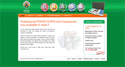 Desktop Screenshot of pokerchipsindia.com